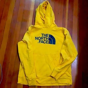 The North Face MENS Large Gold pull over hoodie!
